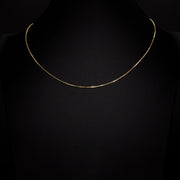 10K Gold Box Chain Necklace