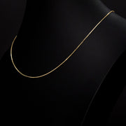 10K Gold Box Chain Necklace