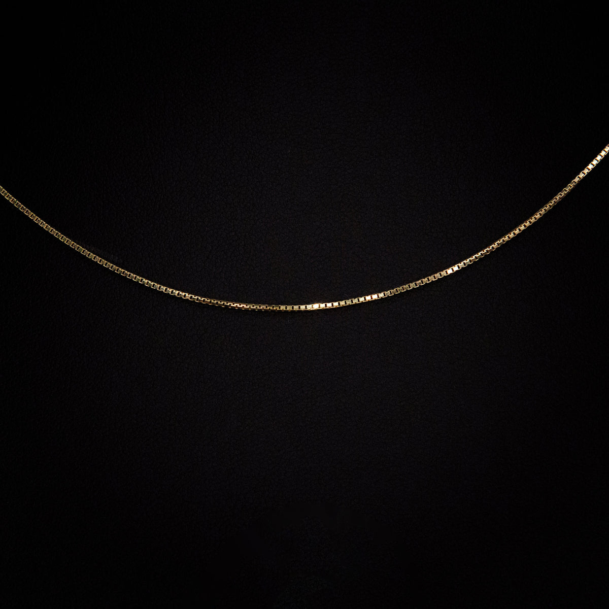 10K Gold Box Chain Necklace