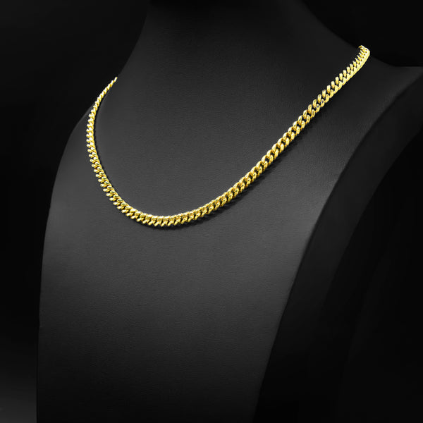 10k Gold Cuban Necklace 6mm
