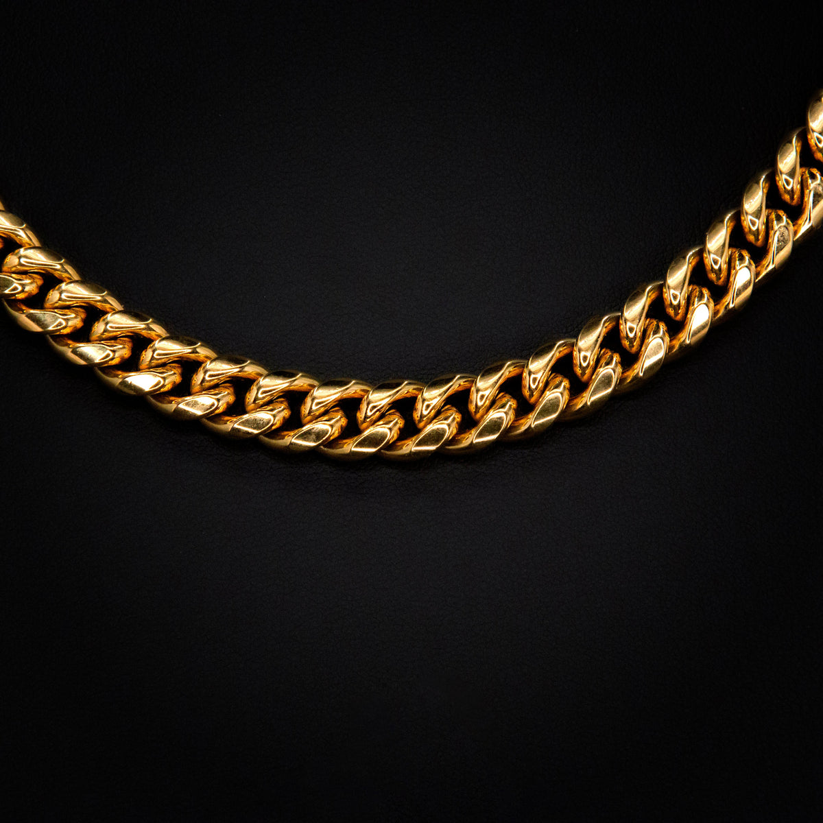 10mm Miami Cuban Necklace in Stainless Steel