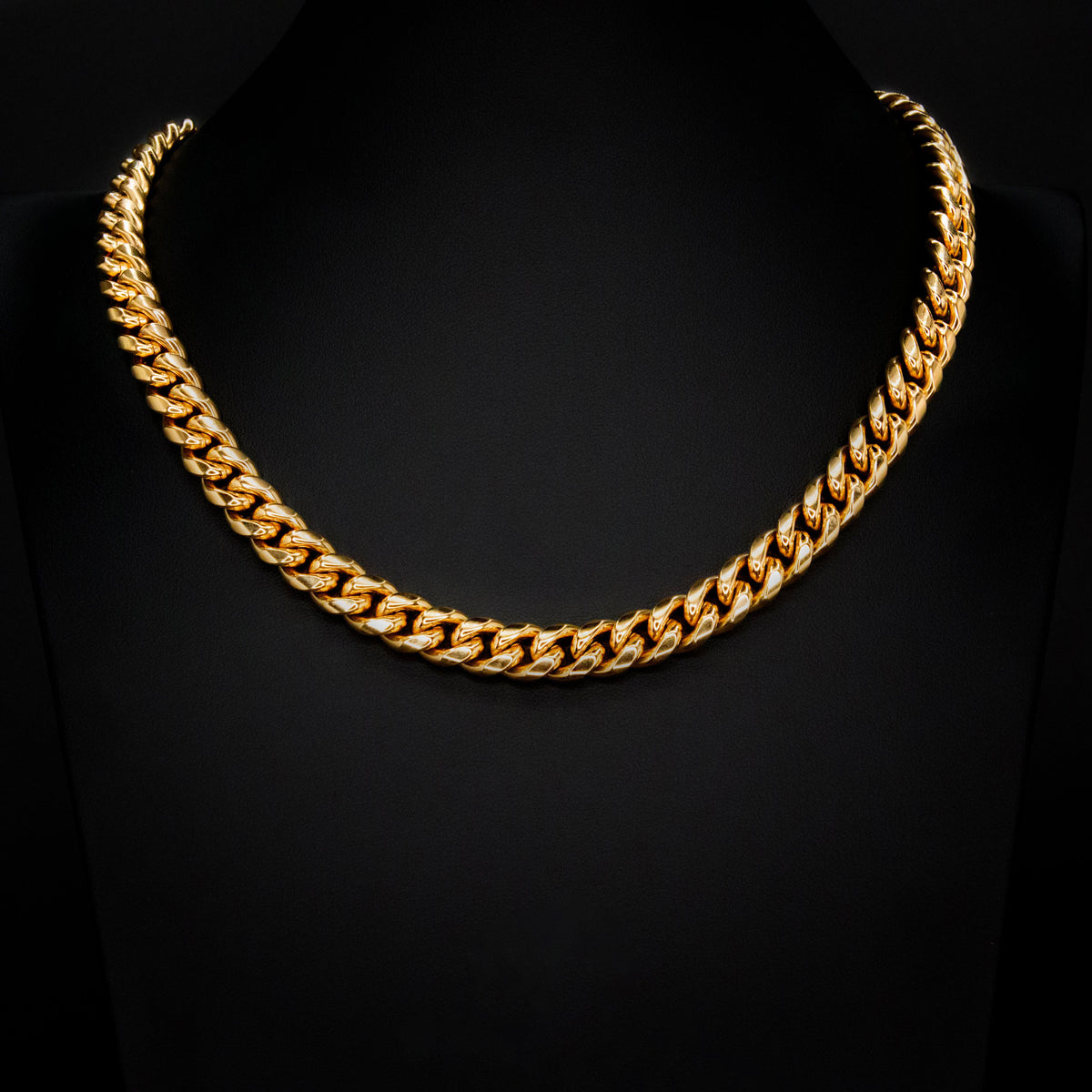 10mm Miami Cuban Necklace in Stainless Steel