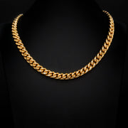 10mm Miami Cuban Necklace in Stainless Steel