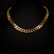 12mm Miami Cuban Necklace in Stainless Steel
