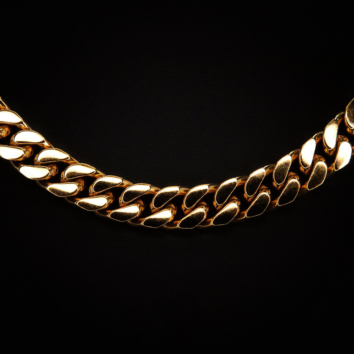 12mm Miami Cuban Necklace in Stainless Steel