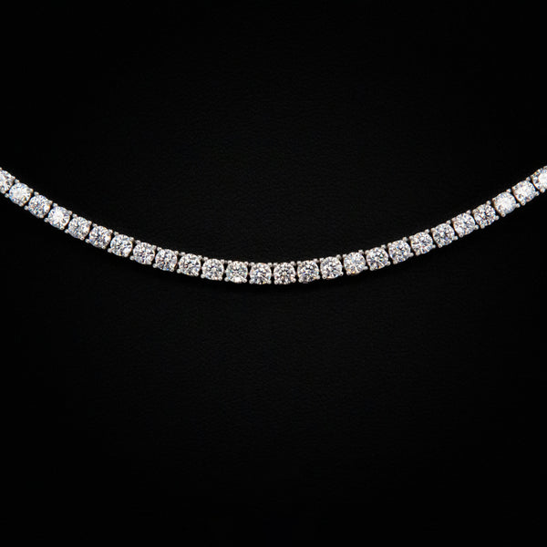 VVS Moissanite 3mm Tennis Necklace