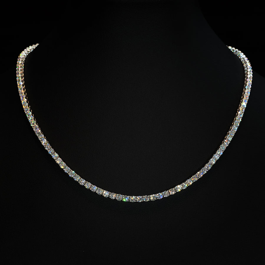 VVS Moissanite 3mm Tennis Necklace