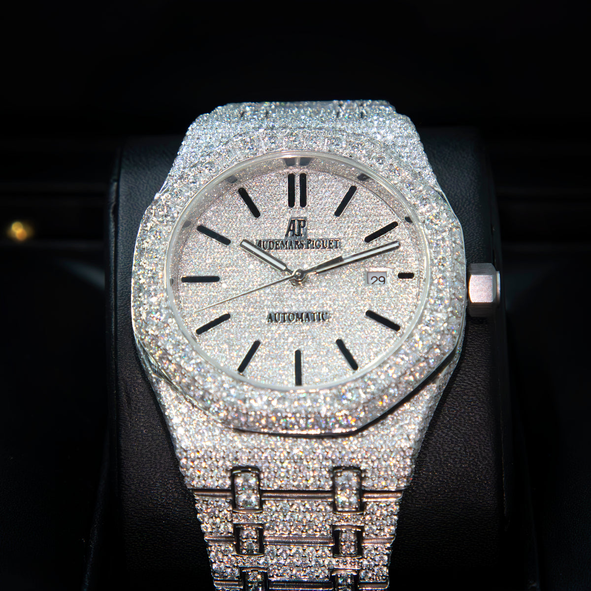 VVS Moissanite 41mm Timepiece