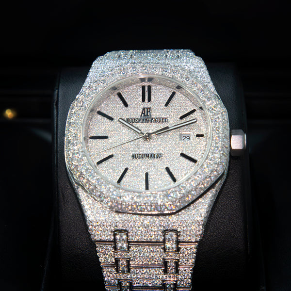 VVS Moissanite 41mm Timepiece