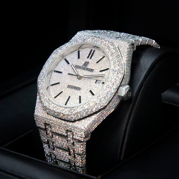 VVS Moissanite 41mm Timepiece
