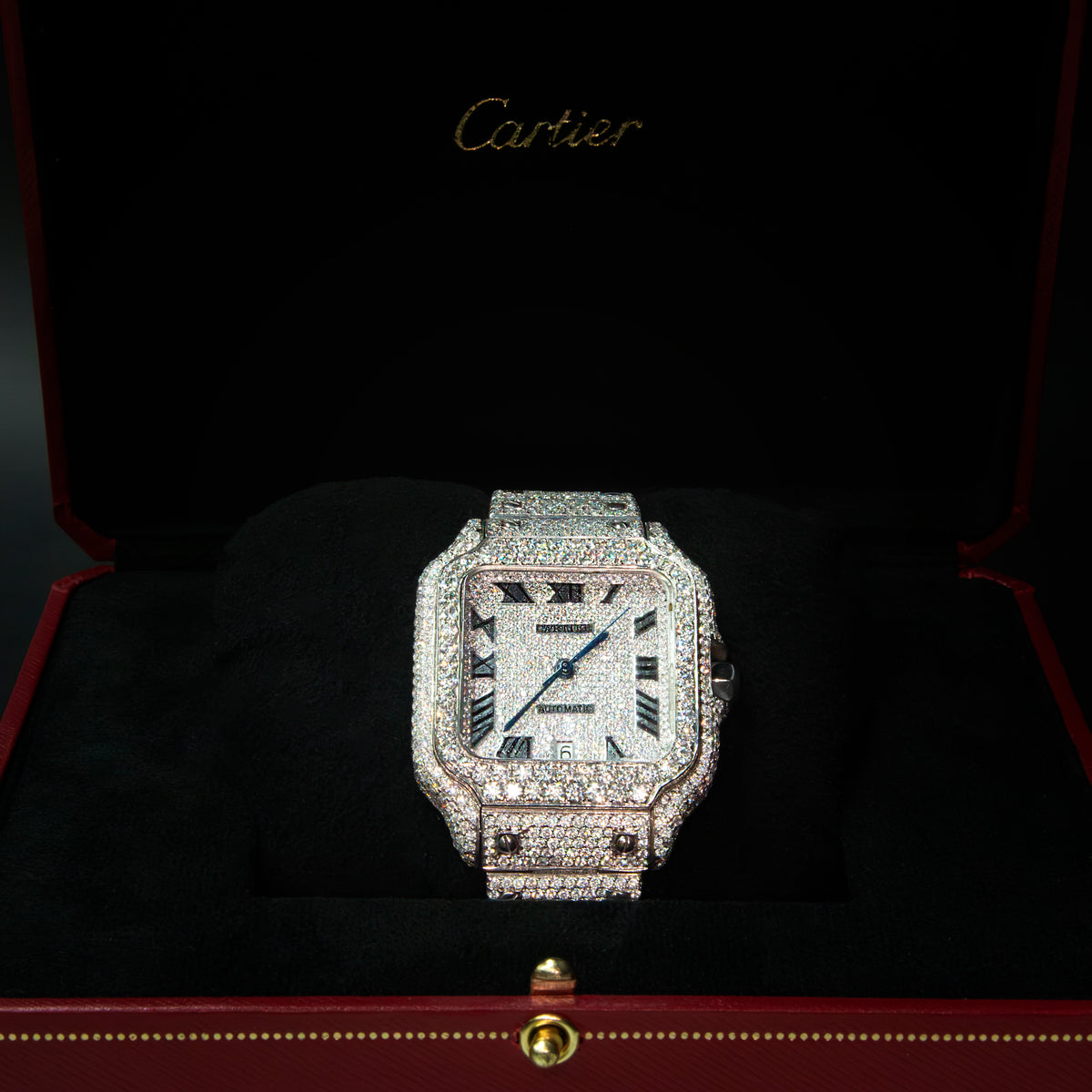 VVS Moissanite 41mm Timepiece