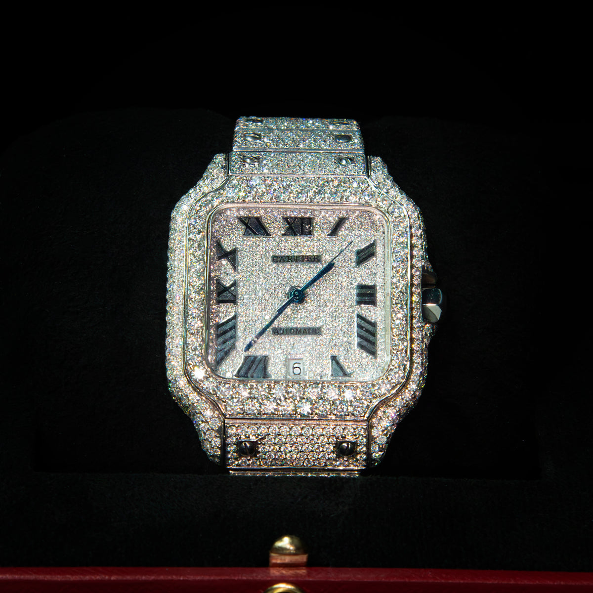 VVS Moissanite 41mm Timepiece