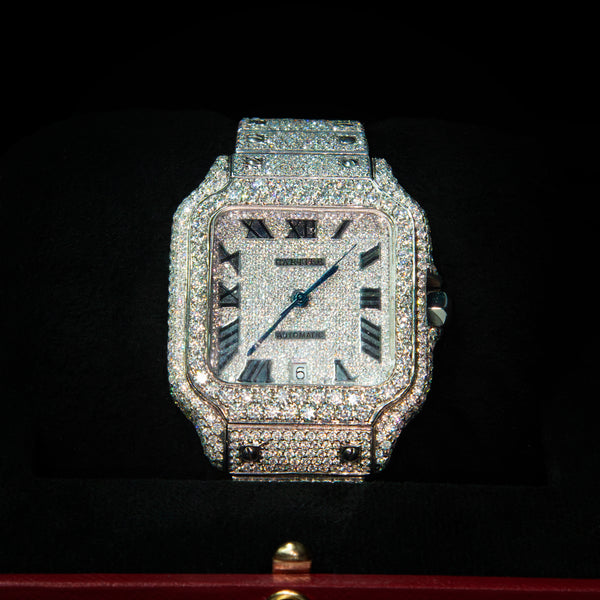 VVS Moissanite 41mm Timepiece