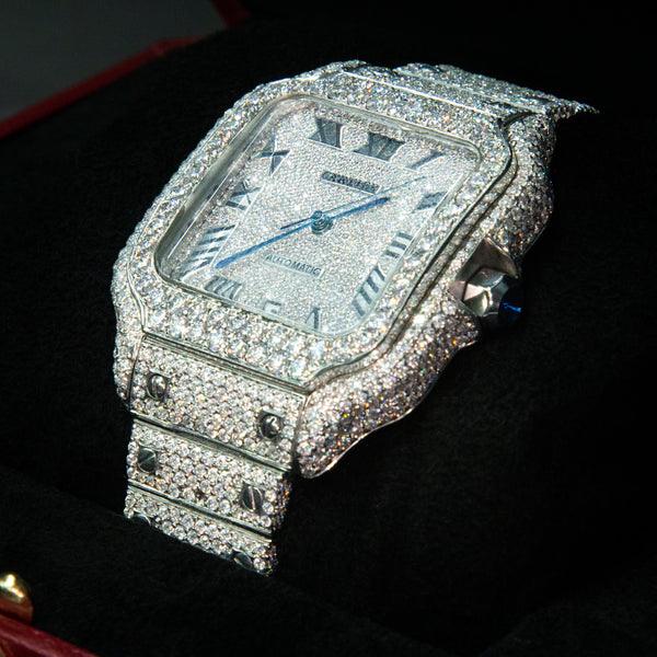 VVS Moissanite 41mm Timepiece