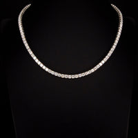 VVS Moissanite 4mm Tennis Necklace