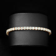 4mm Tennis Bracelet in Rose Finish
