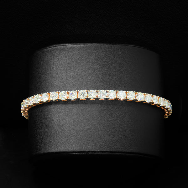 4mm Tennis Bracelet in Rose Gold