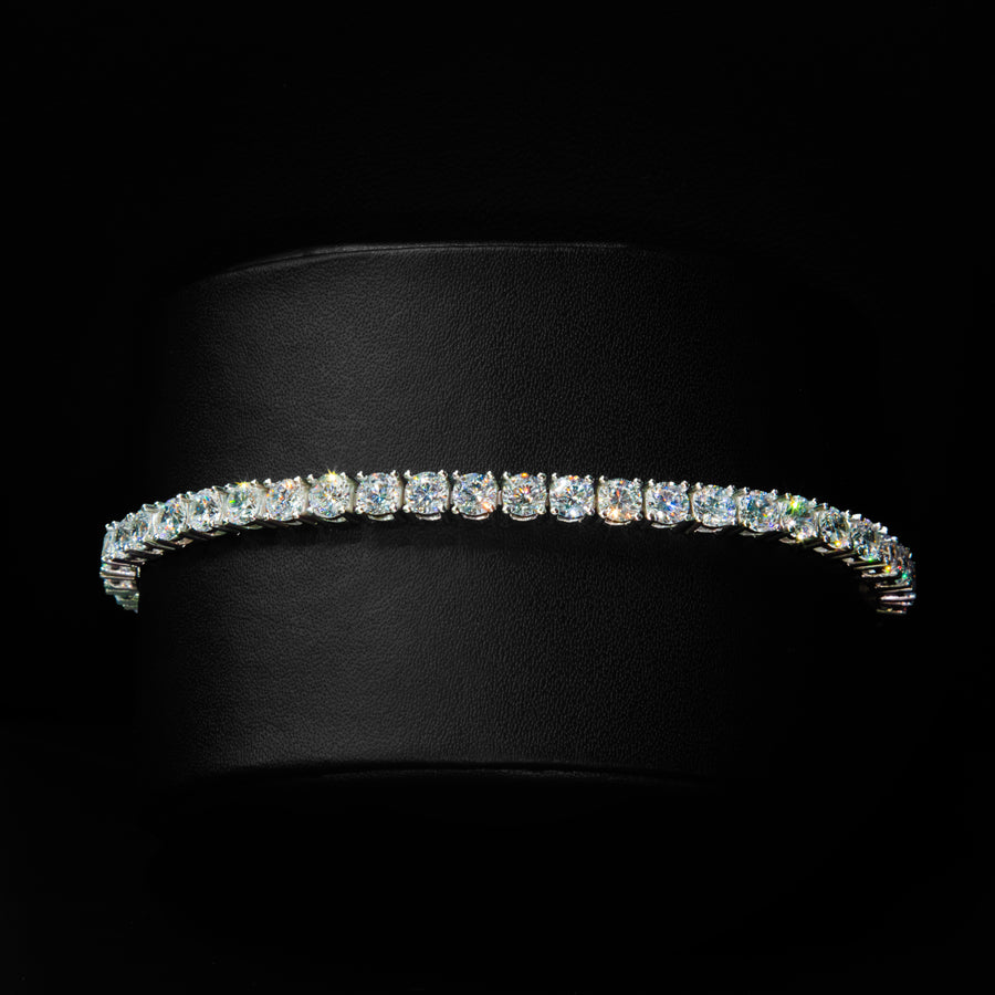 VVS Moissanite 4mm Tennis Bracelet