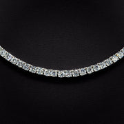 Moissanite CEO Baguette Pendant