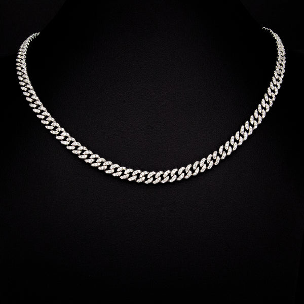 VVS Moissanite 6mm Cuban Link Necklace