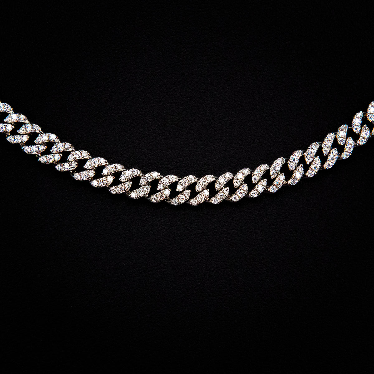 Moissanite 6mm Cuban Link Necklace
