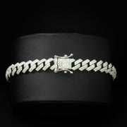 Moissanite 8mm Monaco Cuban Bracelet