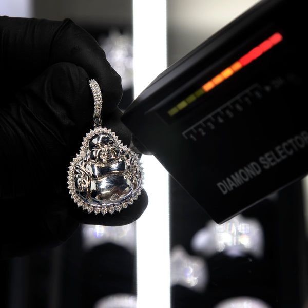 VVS Moissanite Buddah Pendant