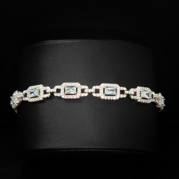8mm Cluster Crystal Bracelet