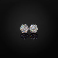 VVS Moissanite Honeycomb Earrings