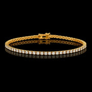 14K Gold 2.4mm Lab Diamond Tennis Bracelet