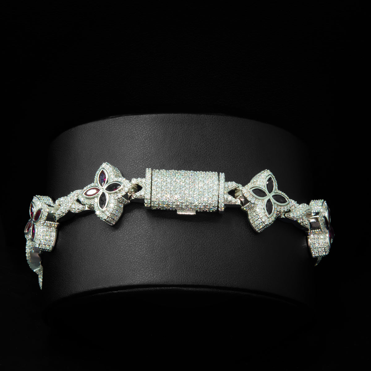Moissanite Infinity Clover Bracelet