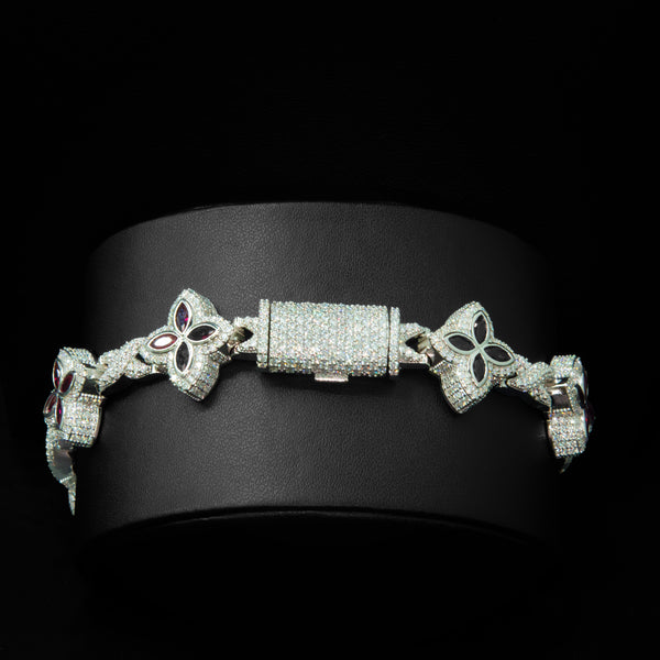 VVS Moissanite Infinity Clover Bracelet