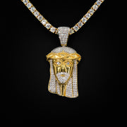 Moissanite Jesus Pendant