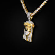 Moissanite Jesus Pendant