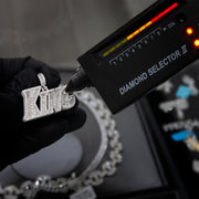 Moissanite Baguette King Pendant