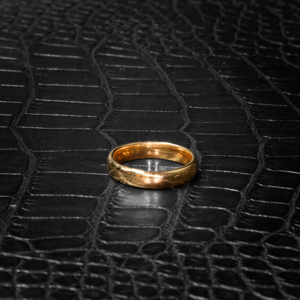 14k Yellow Gold Wedding Band