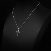 Moissanite Mini Cross Pendant