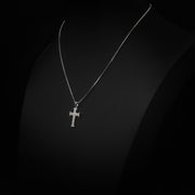 Moissanite Mini Cross Pendant