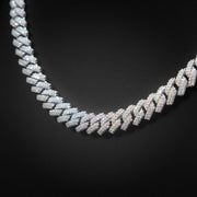 Moissanite 10mm Monaco Cuban Link Necklace