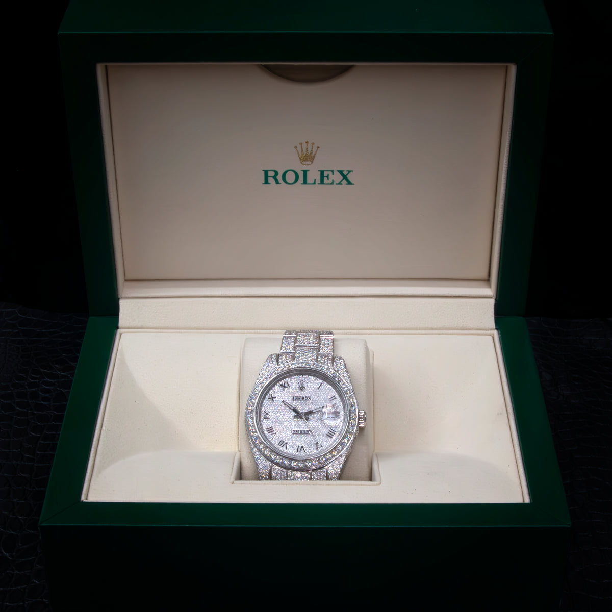 VVS Moissanite 41mm Timepiece