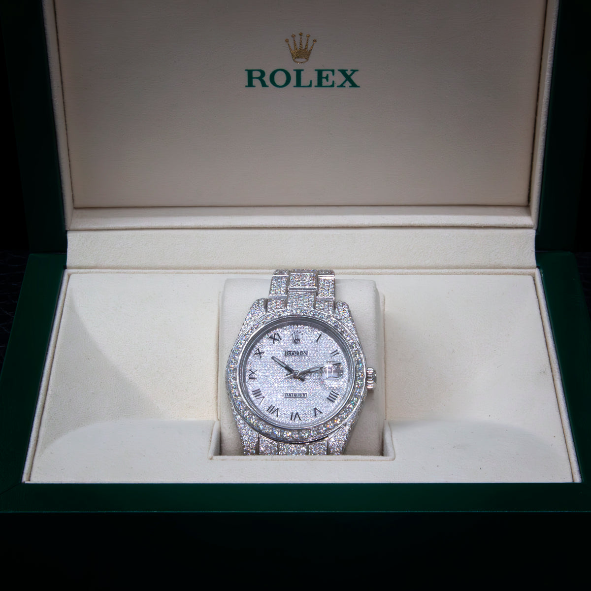 VVS Moissanite 41mm Timepiece