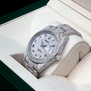 VVS Moissanite 41mm Timepiece