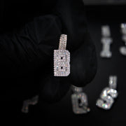 Moissanite Letter Pendant