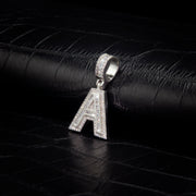 Moissanite Small Letter Pendant