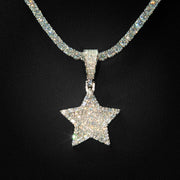 Moissanite Star Pendant