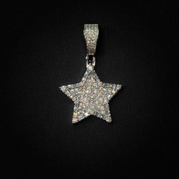 VVS Moissanite Star Pendant
