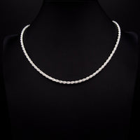 3mm Rope Chain in Silver