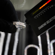 Moissanite Brilliant Cut Eternity Ring