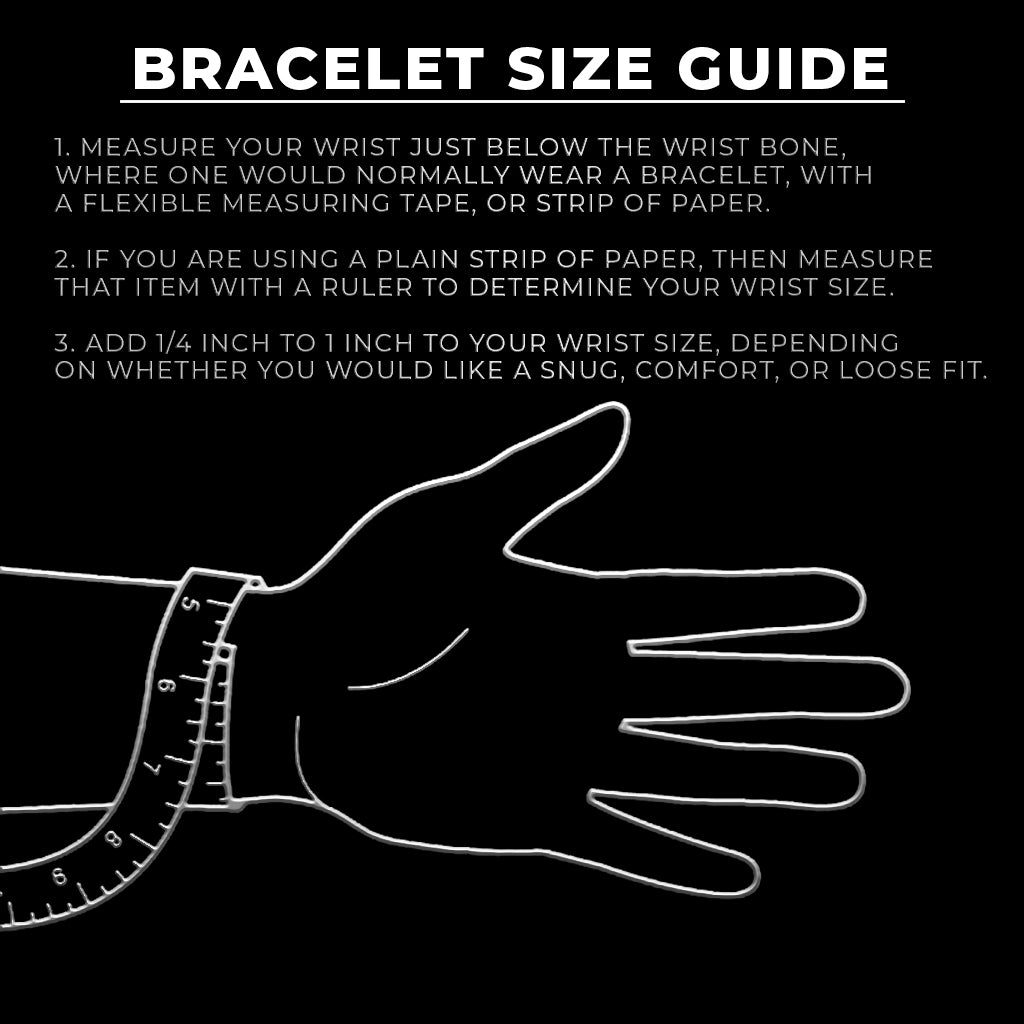Bracelet size guide